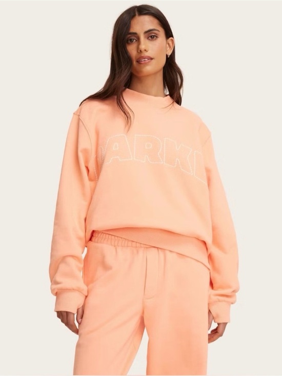 Parke Tops - 🎯🧡NWT! Peach Orange Mockneck Pullover Sweatshirt PARKE x TARGET - Size   L/XL